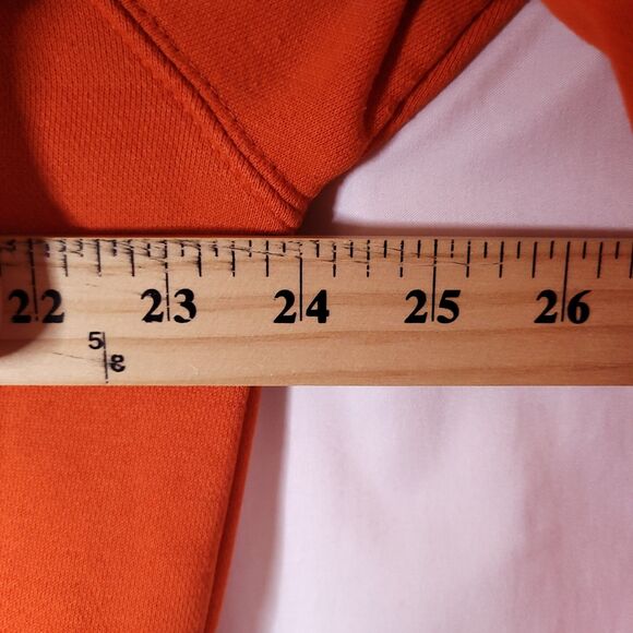 Adidas Hoodie Mens Small Orange Fleece Soccer PSG - Picture 8 of 13